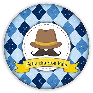 Painel Redondo - Dia dos Pais - Sublimado 3D