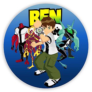 Painel Redondo - Ben 10 - Sublimado 3D