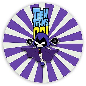 Painel Redondo - Teen Titans - Sublimado 3D