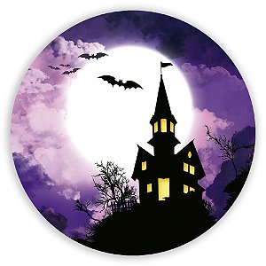 Painel Redondo - Halloween - Sublimado 3D