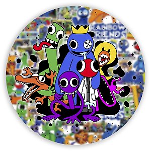 Painel Redondo - Rainbow Friends  - Sublimado 3D