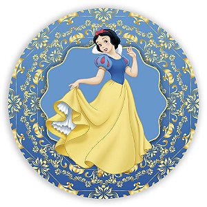 Painel Redondo - Branca de Neve  - Sublimado 3D