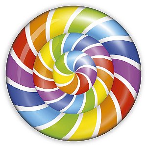 Painel Redondo - Doces - Sublimado 3D