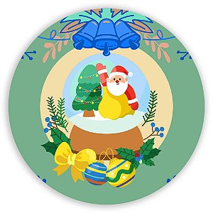 Painel Redondo - Natal  - Sublimado 3D