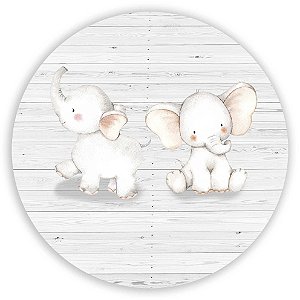 Painel Redondo - Elefante - Sublimado 3D