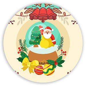 Painel Redondo - Natal  - Sublimado 3D
