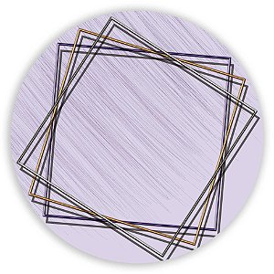 Painel Redondo - Abstrato  - Sublimado 3D