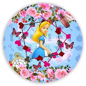 Painel Redondo - Alice    - Sublimado 3D