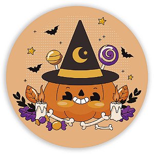 Painel Redondo - Halloween - Sublimado 3D