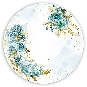 Painel Redondo - Floral - Sublimado 3D