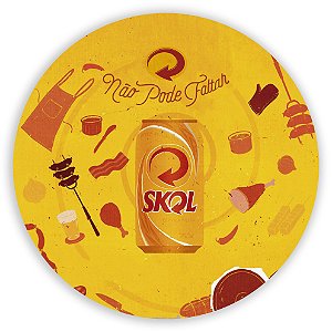 Painel Redondo - Skol - Sublimado 3D