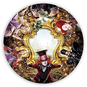 Painel Redondo - Alice  - Sublimado 3D