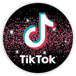 Painel Redondo - TikTok - Sublimado 3D