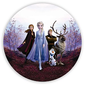 Painel Redondo - Frozen - Sublimado 3D