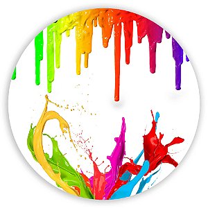 Painel Redondo - Tinta - Sublimado 3D