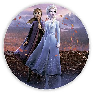 Painel Redondo - Frozen - Sublimado 3D