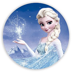 Painel Redondo - Frozen - Sublimado 3D
