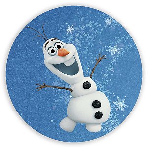 Painel Redondo - Frozen - Sublimado 3D