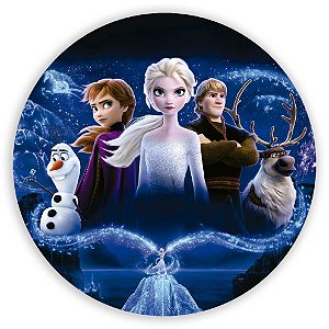 Painel Redondo - Frozen - Sublimado 3D