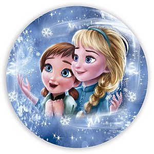 Painel Redondo - Frozen - Sublimado 3D