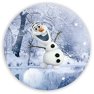 Painel Redondo - Frozen - Sublimado 3D