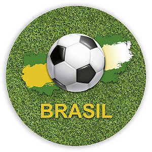 Painel Redondo - Brasil - Sublimado 3D