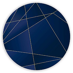 Painel Redondo - Geometrico - Sublimado 3D