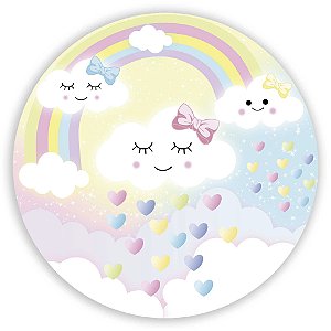 Capa Mini Painel Sublimado - Chuva de Amor