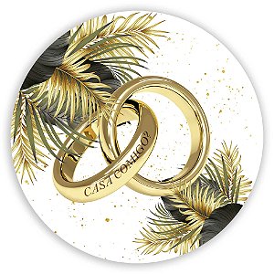 Capa Mini Painel Sublimado - Casamento
