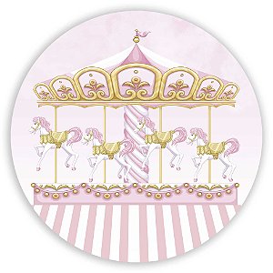 Capa Mini Painel Sublimado - Carrossel