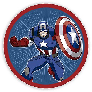 Capa Mini Painel Sublimado - Capitão América