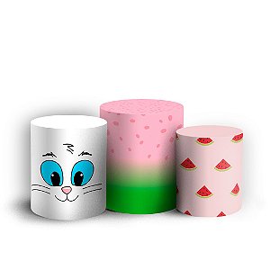 Trio Cilindro - Magali - Sublimado 3D + Elástico