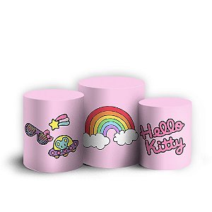 Trio Cilindro - Hello Kitty - Sublimado 3D + Elástico
