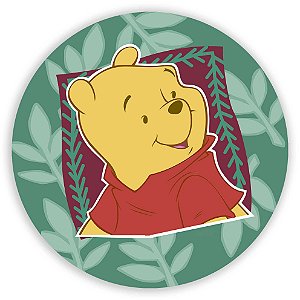 Painel Redondo - Ursinho Pooh  - Sublimado 3D