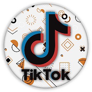 Painel Redondo - TikTok  - Sublimado 3D