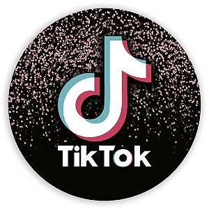 Painel Redondo - TikTok  - Sublimado 3D