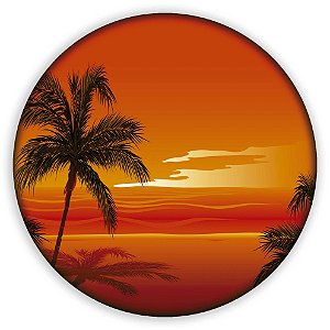 Painel Redondo - Tardezinha  - Sublimado 3D