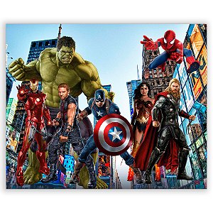 Painel Retangular - Herois - Sublimado 3D