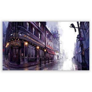 Painel Retangular - Fundo Cidade - Sublimado 3D