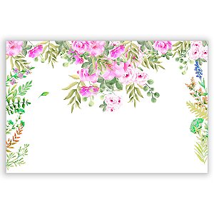 Painel Retangular - Floral - Sublimado 3D