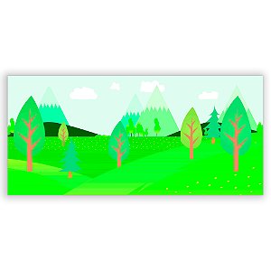 Painel Retangular - Natureza - Sublimado 3D