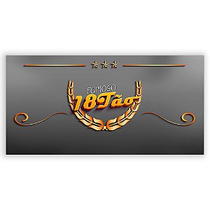 Painel Retangular - 18 Anos - Sublimado 3D