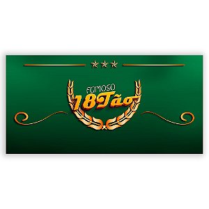 Painel Retangular - 18 Anos - Sublimado 3D