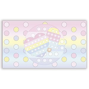 Painel Retangular - Pop It Fidget Toys - Sublimado 3D