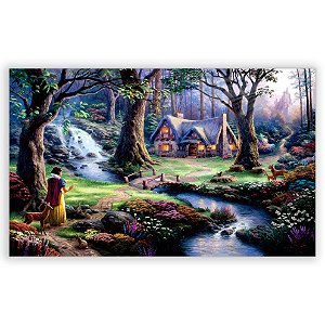 Painel Retangular - Branca de Neve - Sublimado 3D