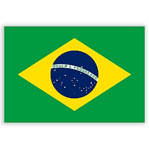 Painel Retangular - Bandeira de Brasil - Sublimado 3D
