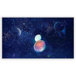 Painel Retangular - Galaxia Espaco - Sublimado 3D