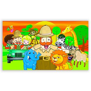 Painel Retangular - Mundo Bita - Sublimado 3D