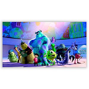 Painel Retangular - Monstros SA - Sublimado 3D