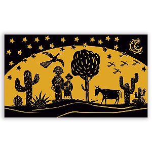 Painel Retangular - Cordel - Sublimado 3D